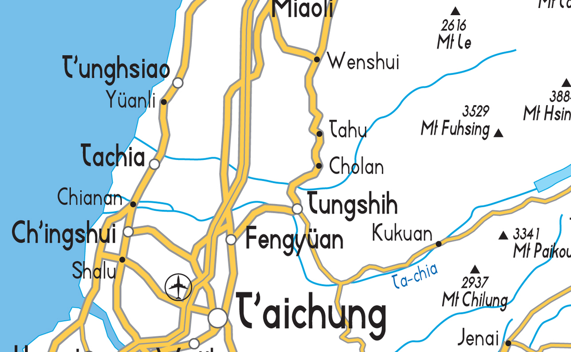 Taiwan Road Map