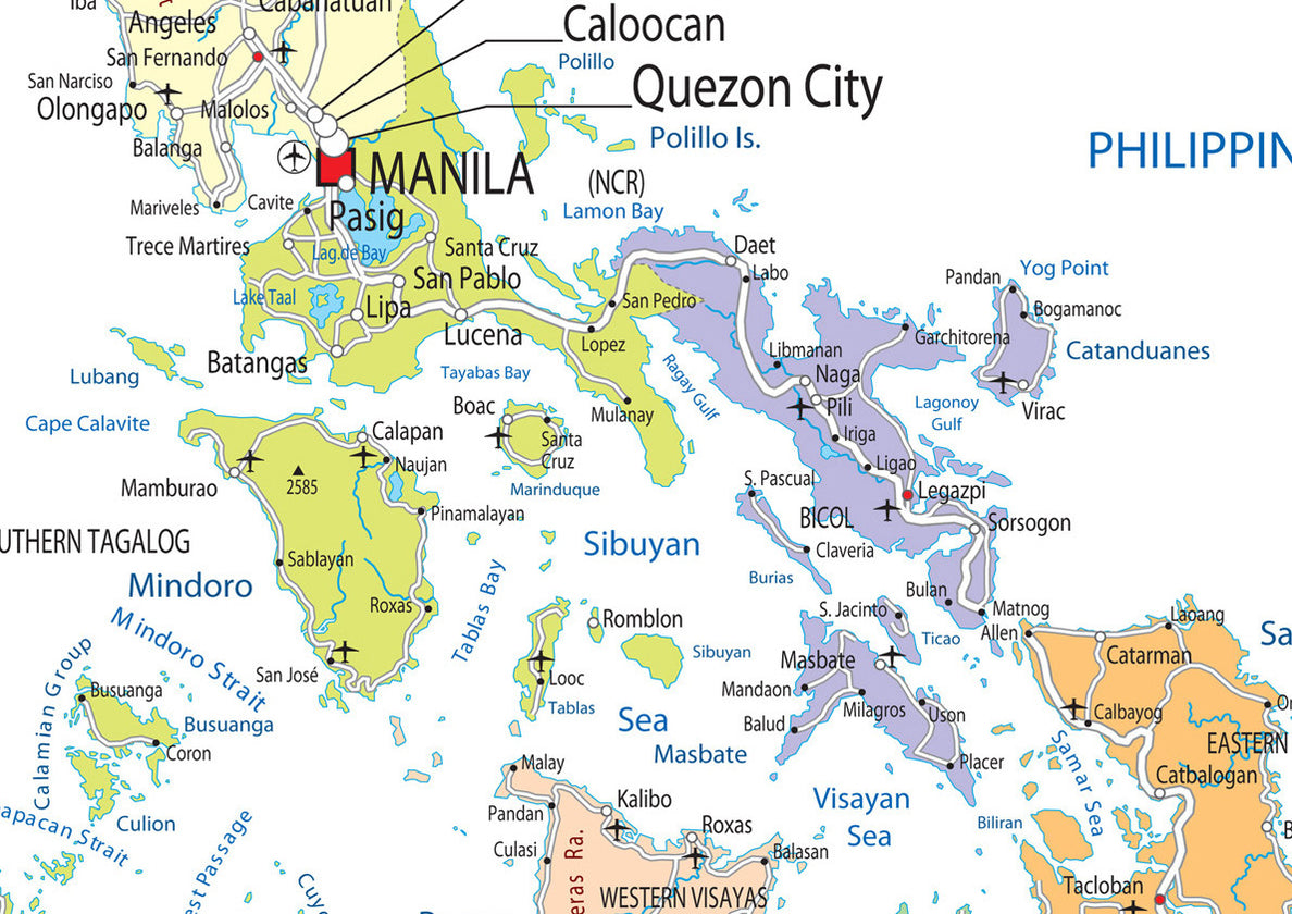 Philippines Political Map– I Love Maps