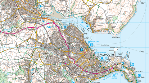 Carrick Roads Coastal Area Map | I Love Maps