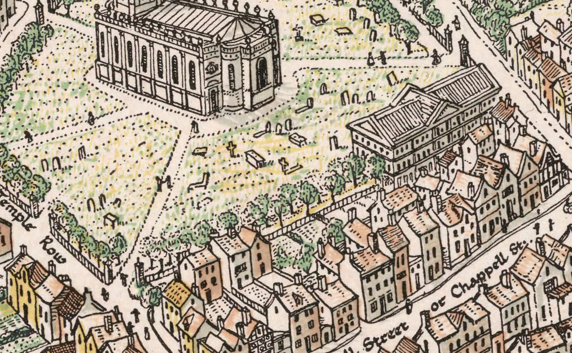 Birmingham Illustrated Map 1730