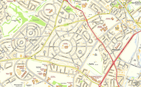 Nottingham Street Map | I Love Maps