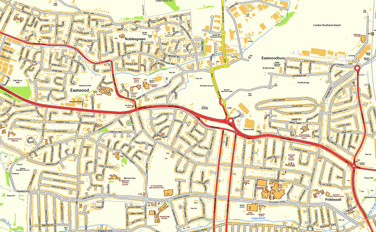 Southend on Sea Street Map– I Love Maps