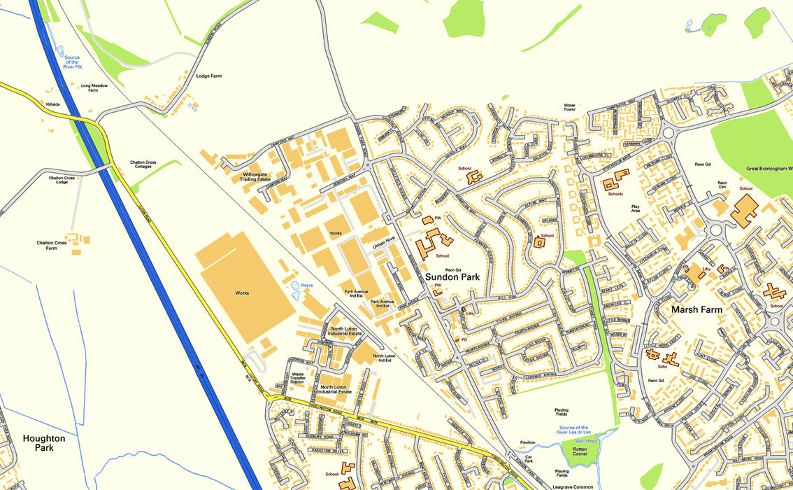 Luton Street Map– I Love Maps