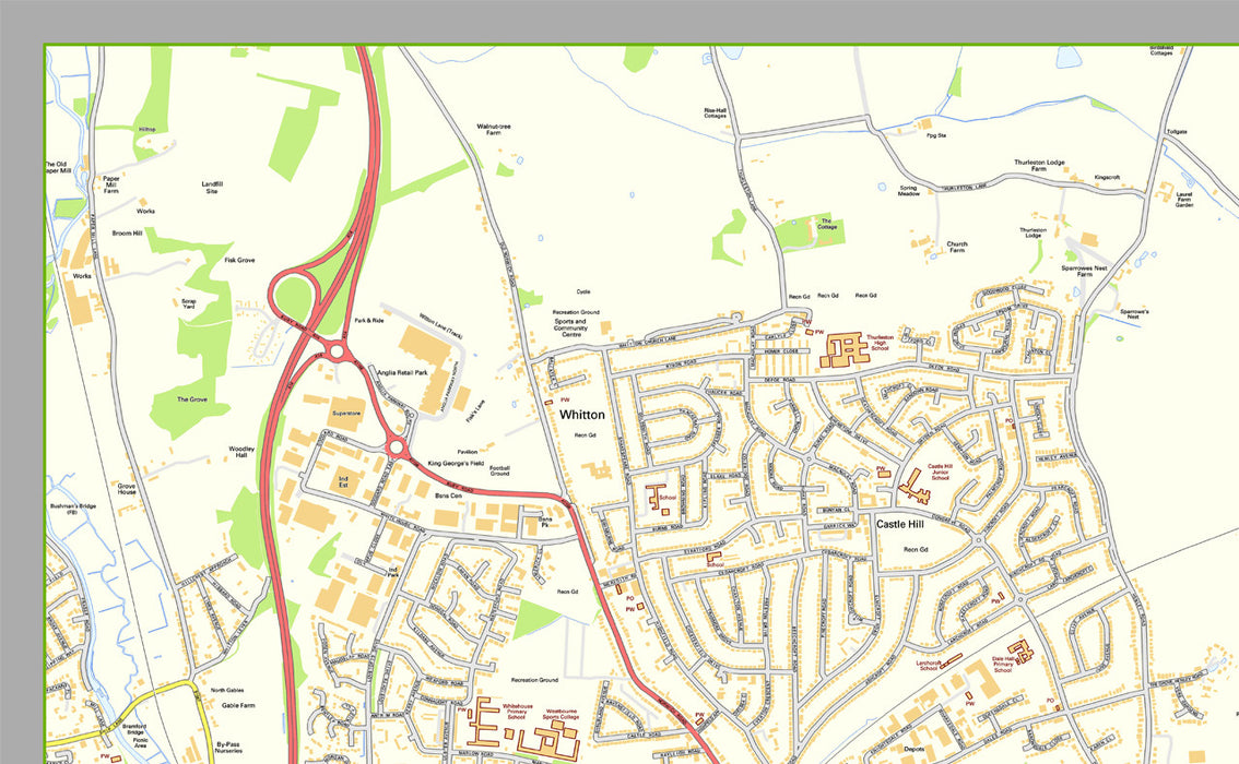 Ipswich Street Map– I Love Maps