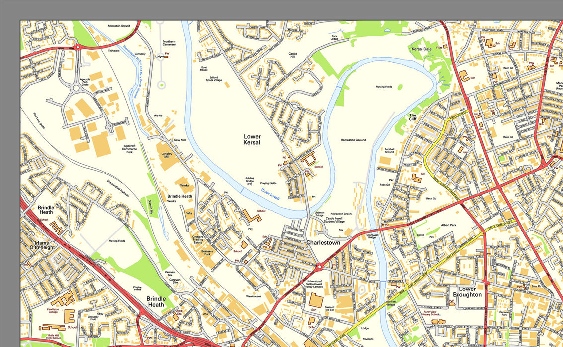 Manchester Street Map– I Love Maps