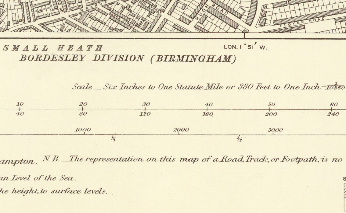 Birmingham Central and East 1905 Map