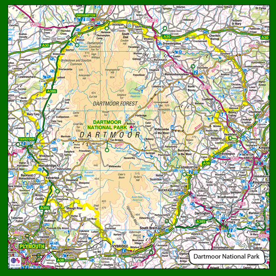 Dartmoor National Park Placemat