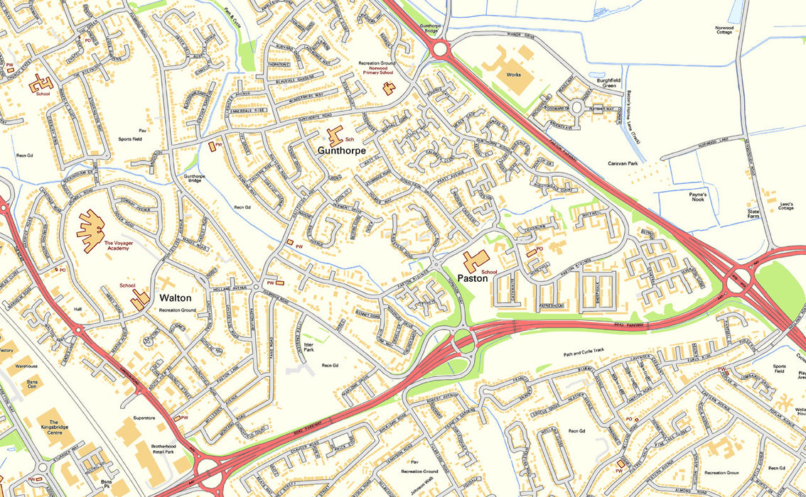 Peterborough Street Map– I Love Maps