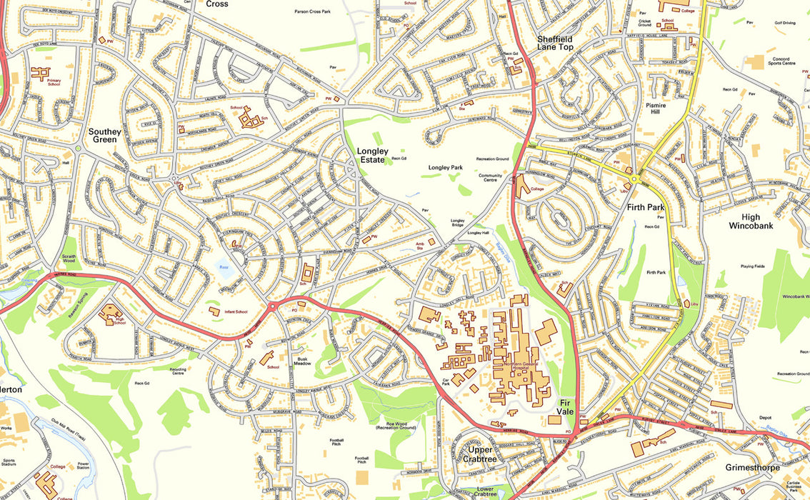 Sheffield Street Map– I Love Maps