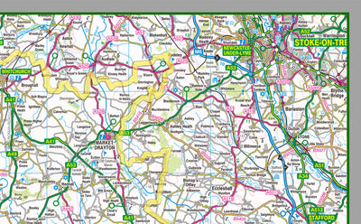 Shropshire County Map– I Love Maps