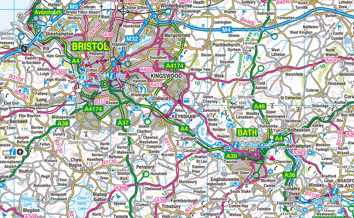 The South West Map