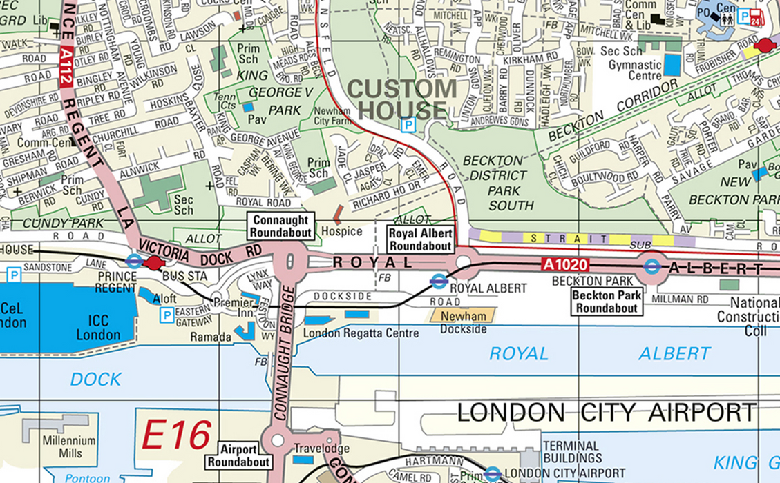 Giant London Street Map