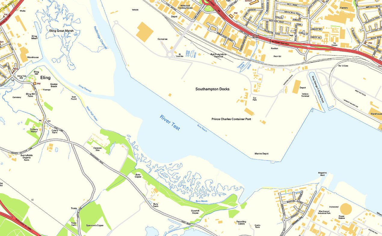 Southampton Street Map– I Love Maps