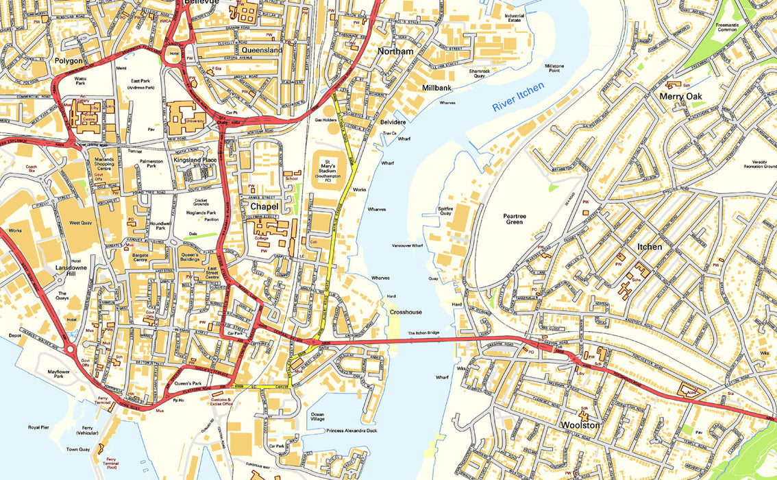 Southampton Street Map– I Love Maps