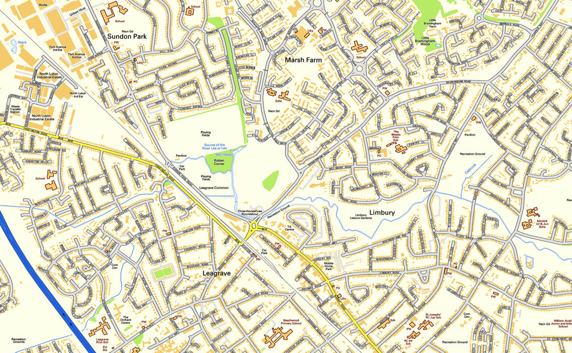 Luton Street Map– I Love Maps