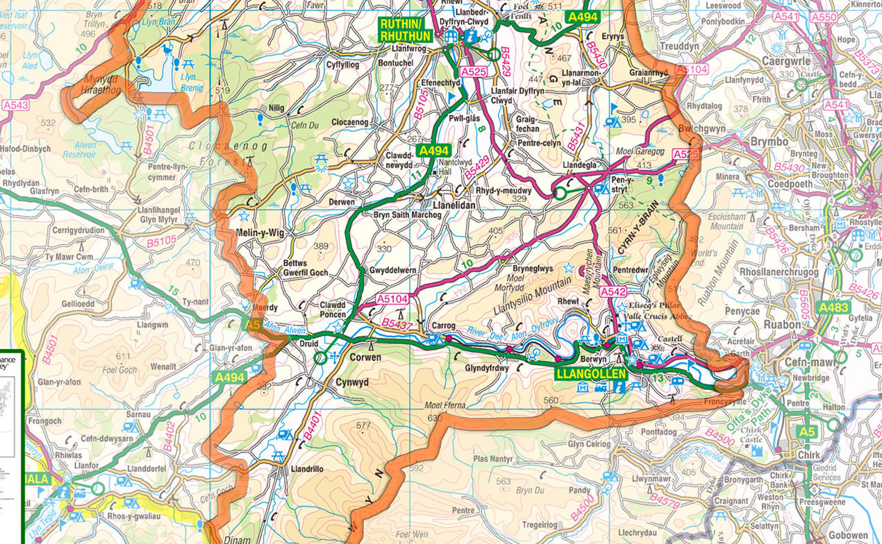 Denbighshire County Map I Love Maps   7 8b8e15c7 5275 42b2 B761 67fc2caf518a 1271x784 