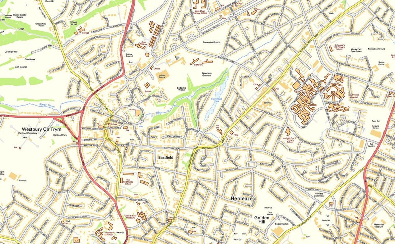 Bristol Street Map– I Love Maps