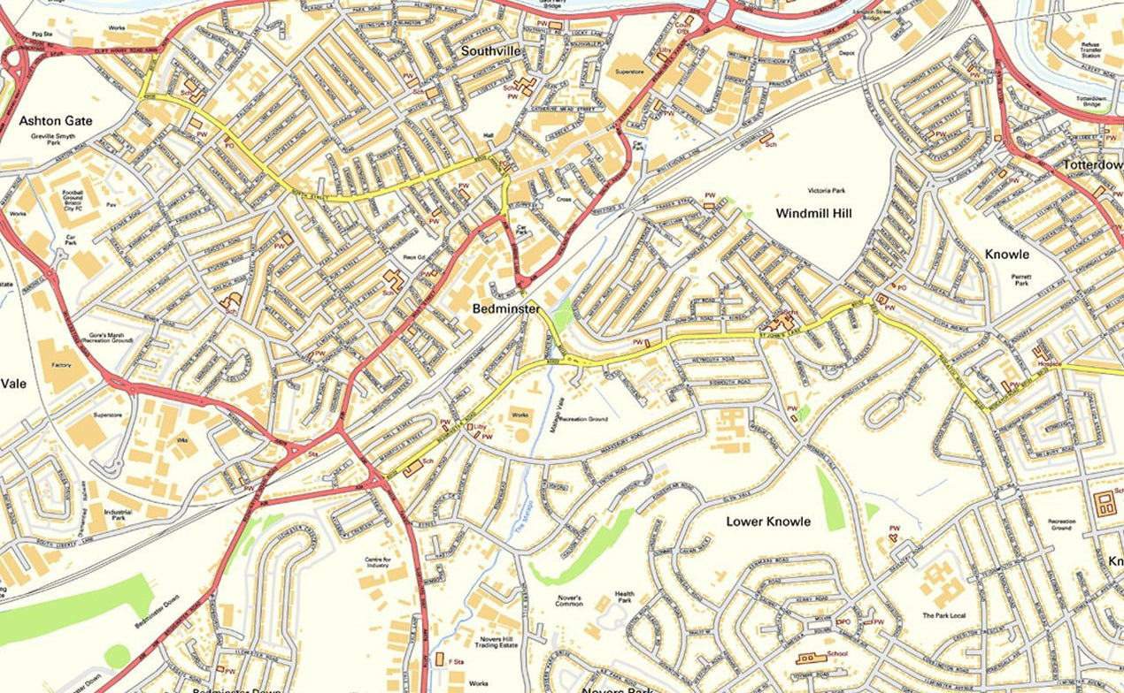 Bristol Street Map I Love Maps   81xjRc CsxL. SL1280 1271x784 