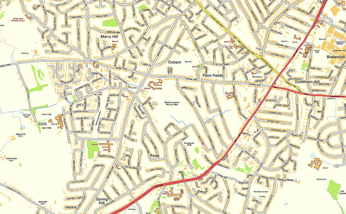 Wolverhampton Street Map– I Love Maps