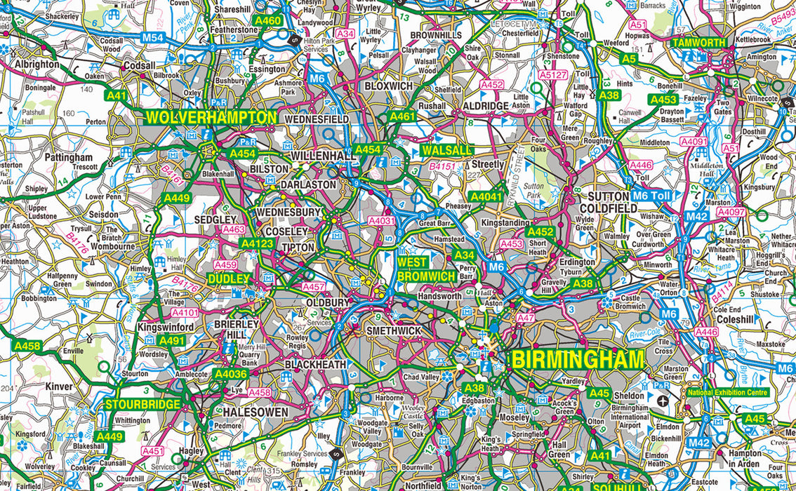 The Midlands Map