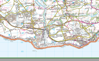 Vale of Glamorgan County Map– I Love Maps