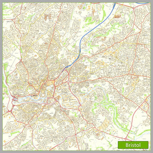 Bristol Street Map– I Love Maps