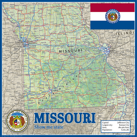 Missouri State Map | I Love Maps