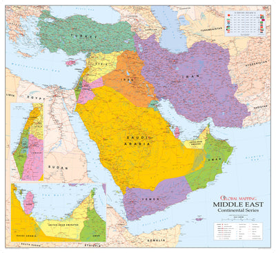Giant Middle East Map– I Love Maps
