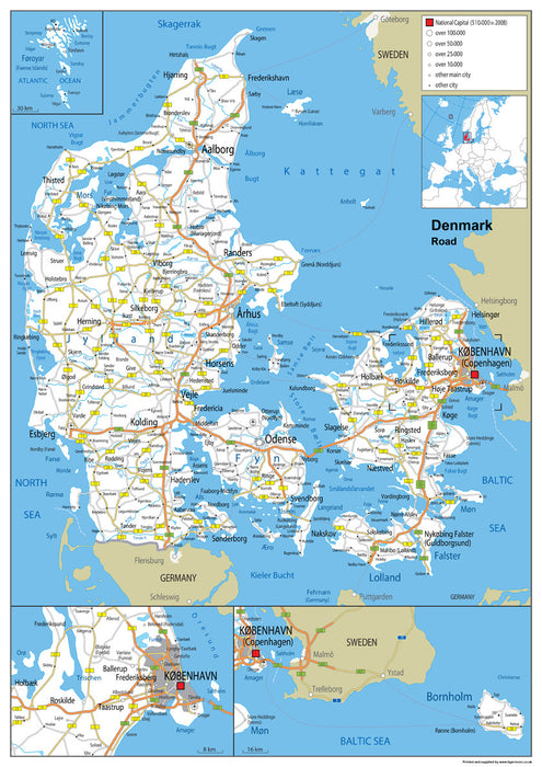 Denmark Road Map