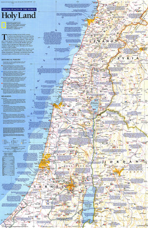 National Geographic Holy Land Map– I Love Maps