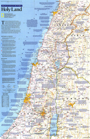 National Geographic Holy Land Map– I Love Maps